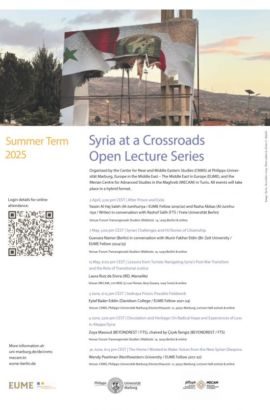 Syria at Crossroads_Poster Summer Term 2025 Syria at Crossroads_Poster Summer Term 2025