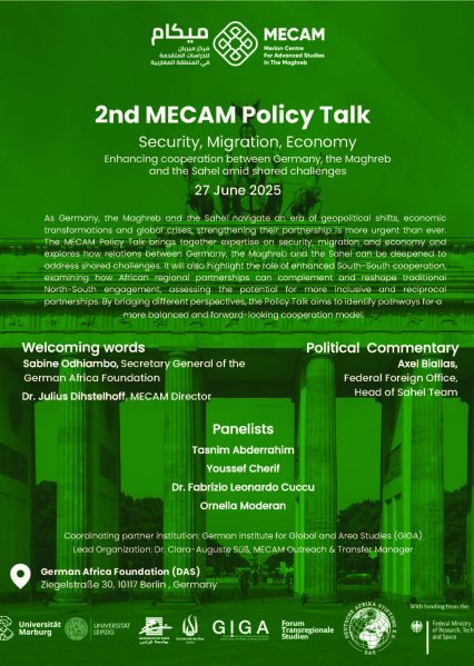 MECAM Policy Talk Poster EDITABLE MECAM Policy Talk Poster EDITABLE